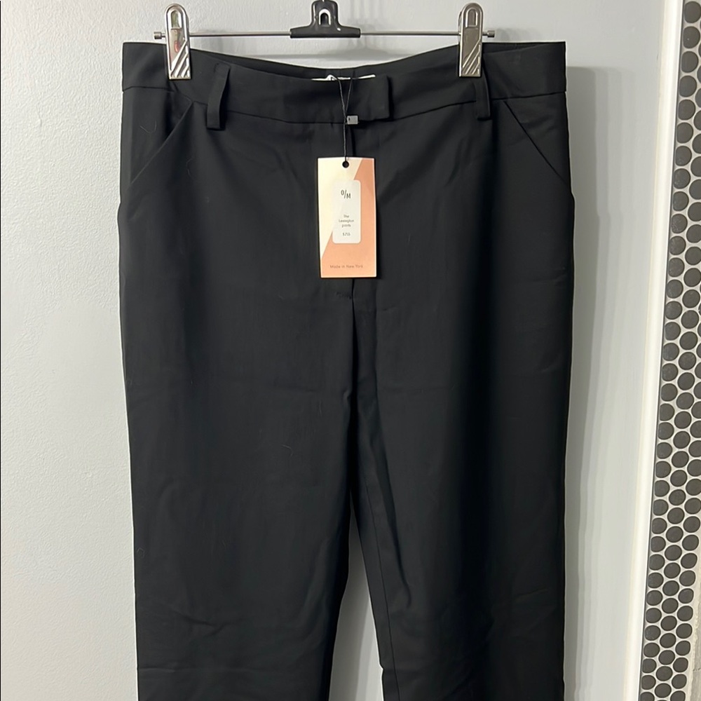 NWT Of Mercer Black Lexington Trousers